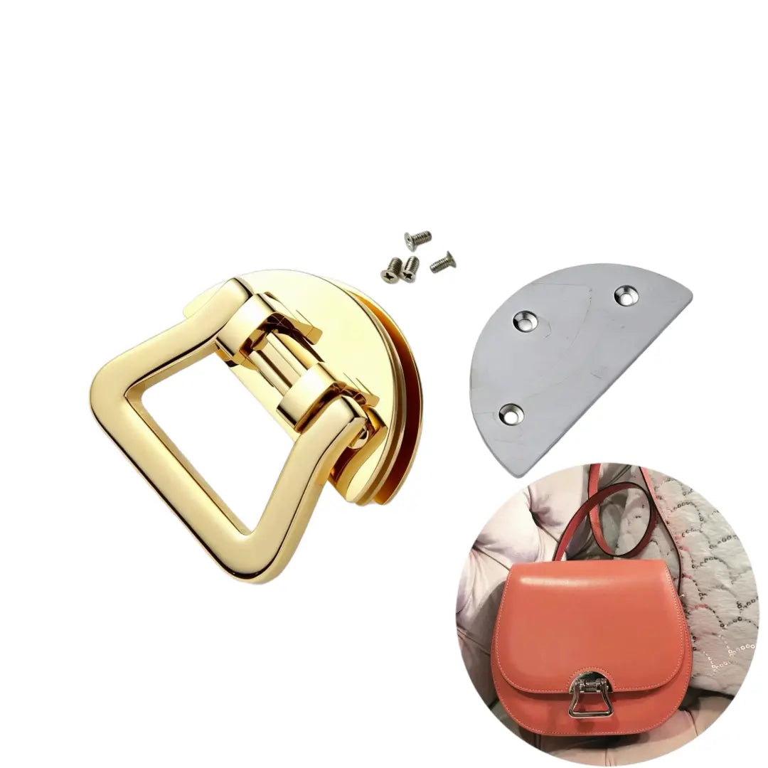 1282 Stainless Steel Horseshoe Turn Lock ,Gold/silver