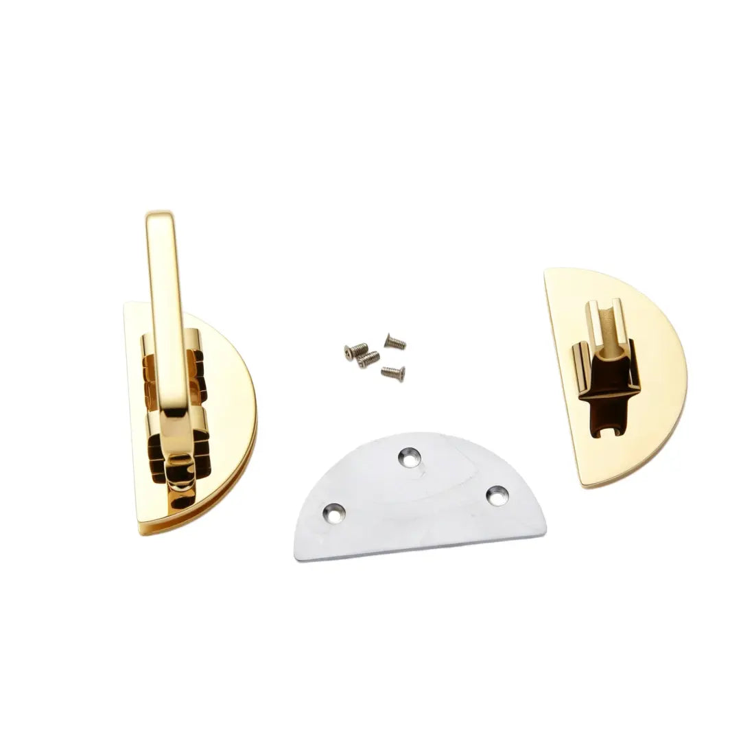1282 Stainless Steel Horseshoe Turn Lock ,Gold/silver