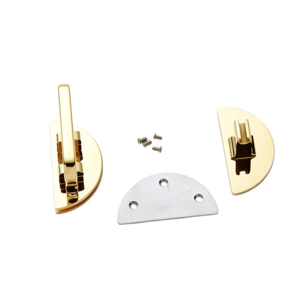 1282 Stainless Steel Horseshoe Turn Lock ,Gold/silver