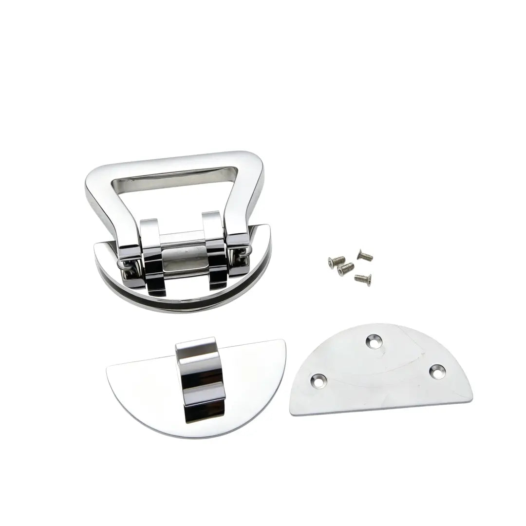 1283 Stainless Steel Spring Latch Lock for Wooden Boxes ,Gold/silver