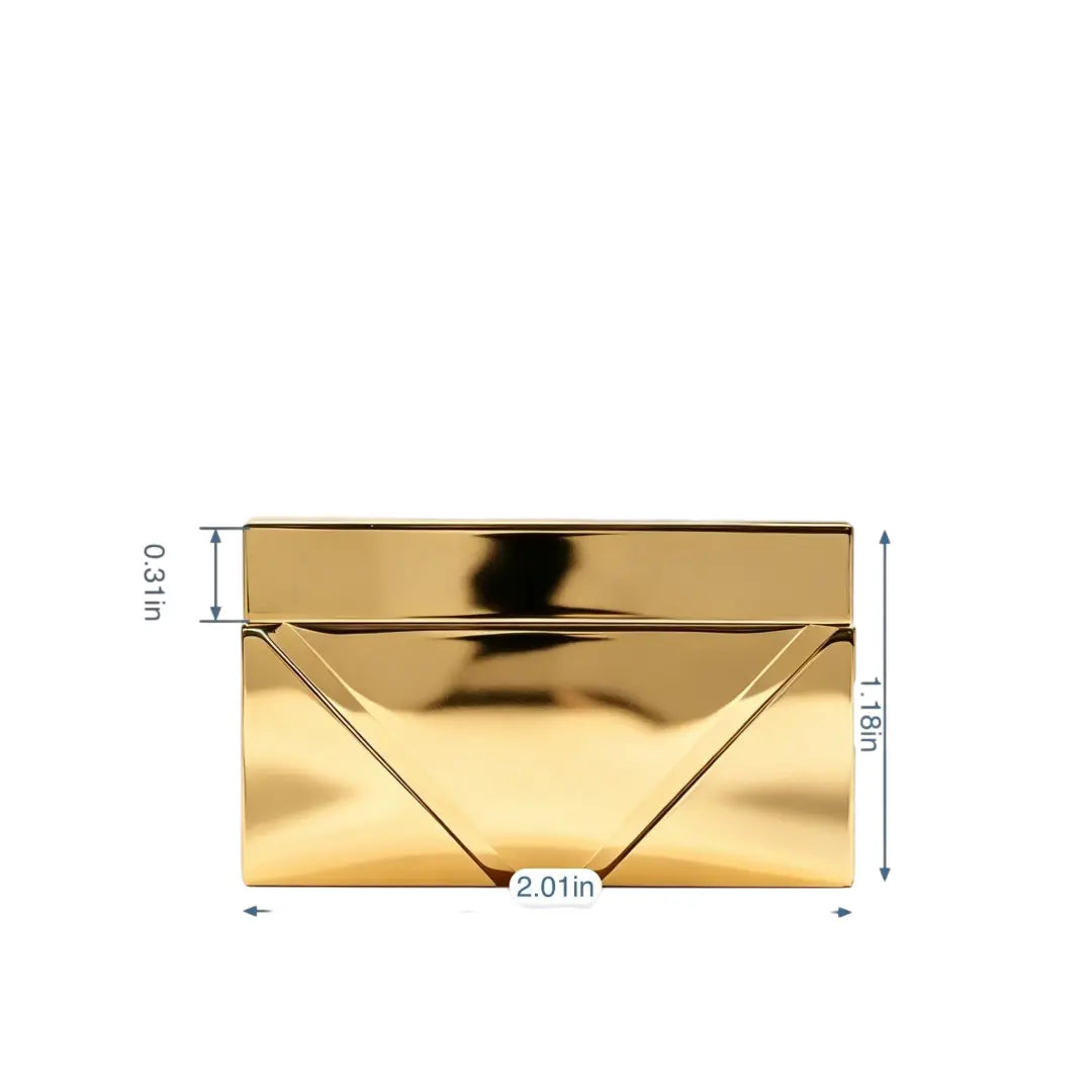 1286 Stainless Steel Inverted Triangle Push Lock,Gold/silver