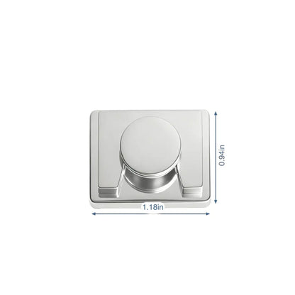 1289  Stainless Steel Hidden Sliding Turn Lock  ,Gold/silver
