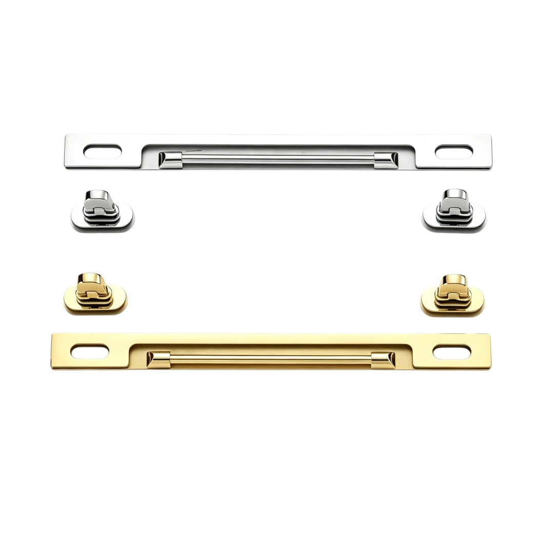1292 Stainless Steel Long Bar Flip Lock for Clutches & Flap Bags ,Gold/silver