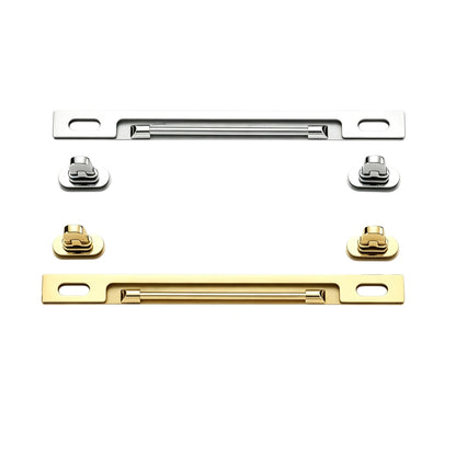 1292 Stainless Steel Long Bar Flip Lock for Clutches & Flap Bags ,Gold/silver
