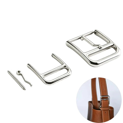 1294 Stainless Steel  Heel Bar Buckle ,Gold/silver,Two sizes