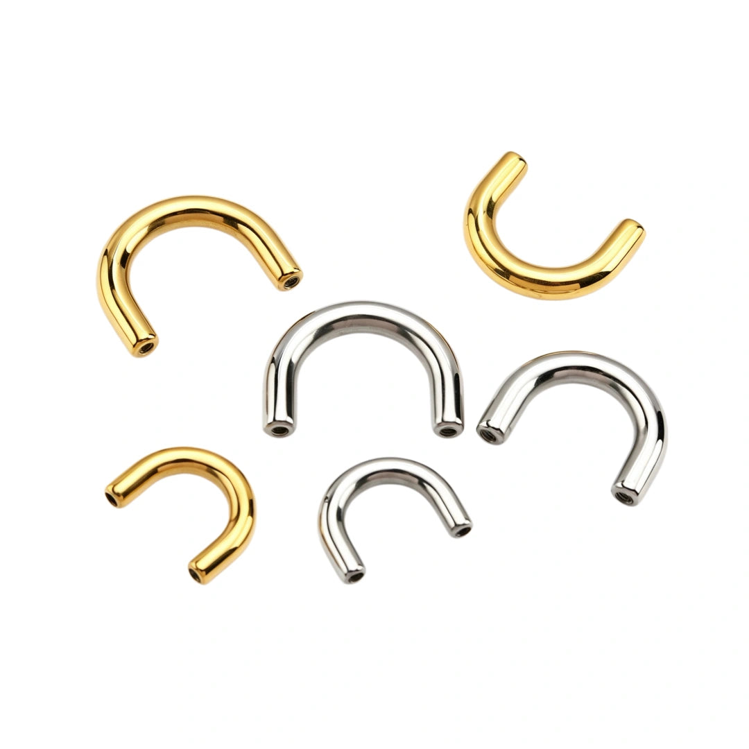 1307 Stainless Steel U-shaped Handle Holder,Gold/silver,Three sizes
