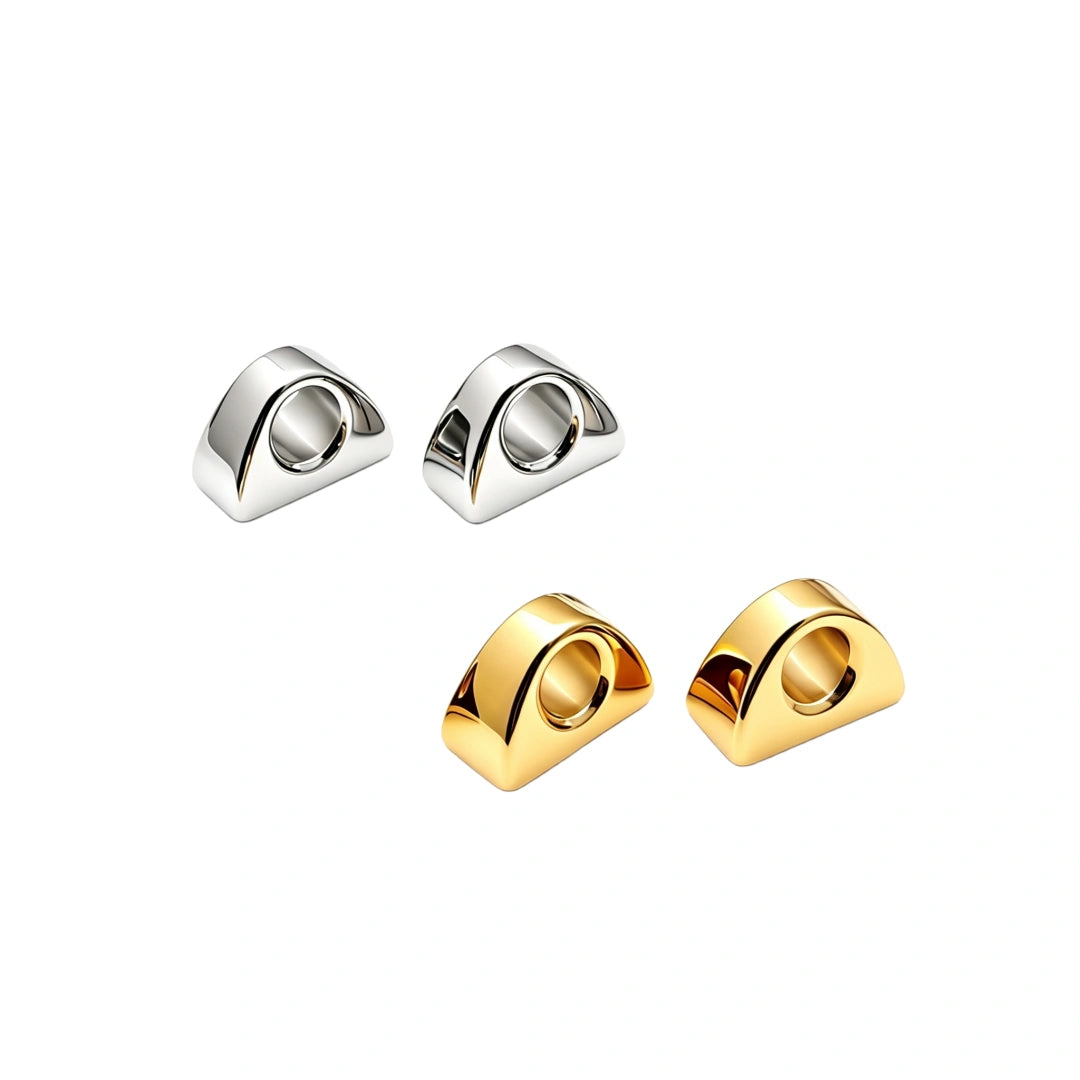 1316 Stainless Steel Drop-shaped handle holder，Gold/silver