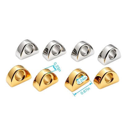1316 Stainless Steel Drop-shaped handle holder，Gold/silver