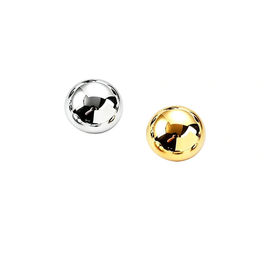 1322 Stainless Steel Round Bag Feet,Gold/silver,Four sizes