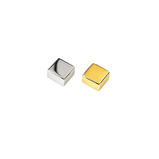 1325 Stainless Steel Square Metal Feet Studs,Gold/silver,Three sizes