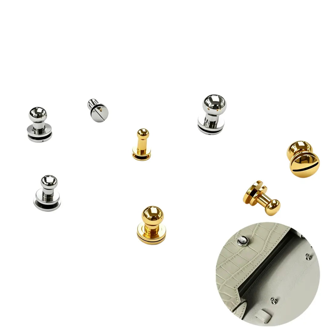 1327 Stainless Steel Ball Head Nipple Rivets ,Gold/silver,Four sizes
