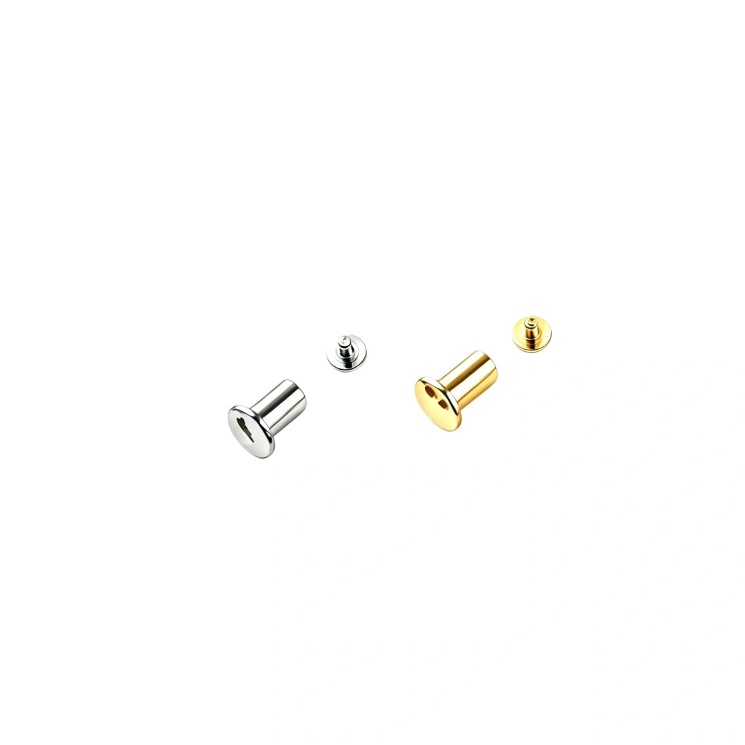1331 Stainless Steel Double Cap Rivet ,Gold/silver,Two sizes