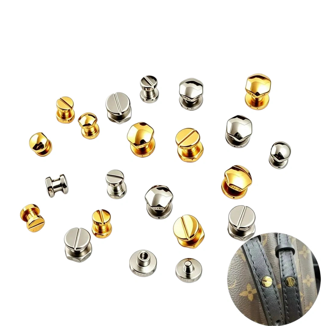 1330 Stainless Steel Chicago Screw ,Gold/silver,Two sizes