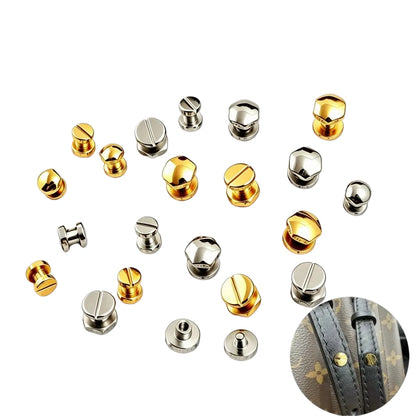 1330 Stainless Steel Chicago Screw ,Gold/silver,Two sizes