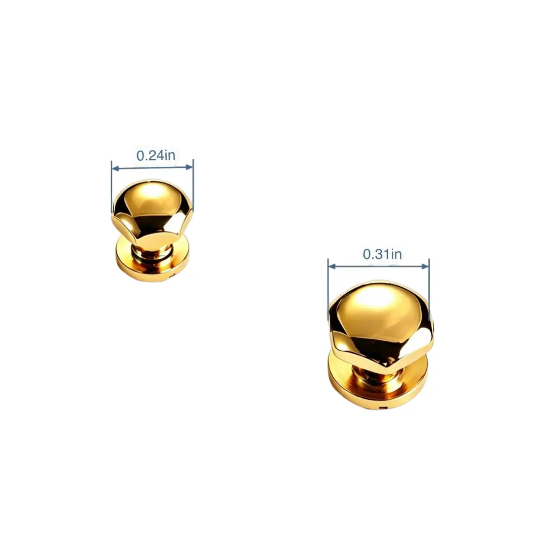 1330 Stainless Steel Chicago Screw ,Gold/silver,Two sizes