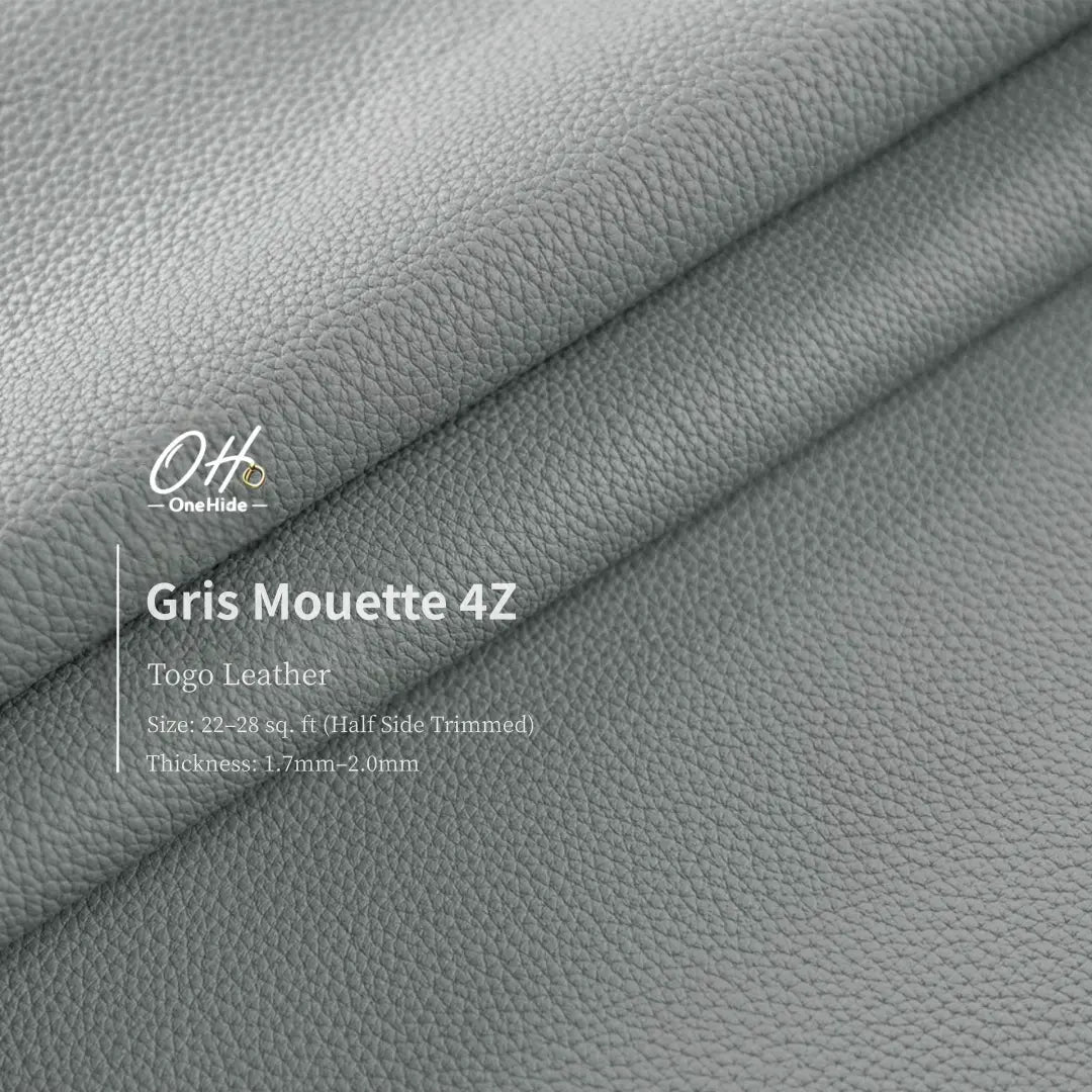 G004 Gris Mouette 4Z Togo Leather