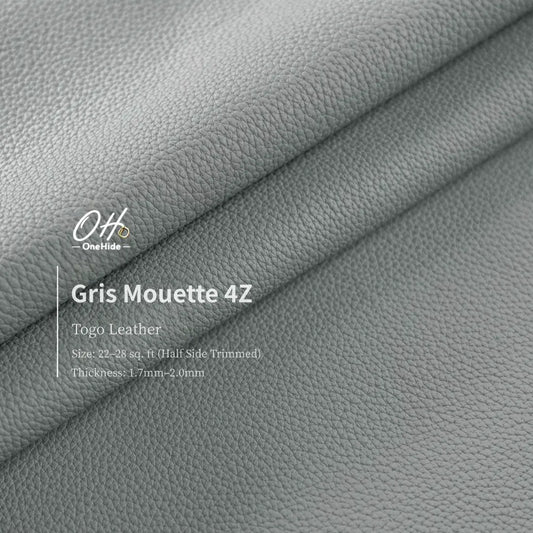 G004 Gris Mouette 4Z Togo Leather