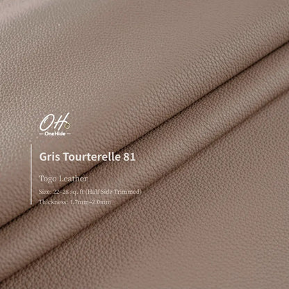 G006 Gris Tourterelle 81 Togo Leather