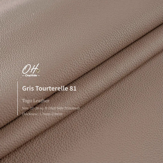 G006 Gris Tourterelle 81 Togo Leather