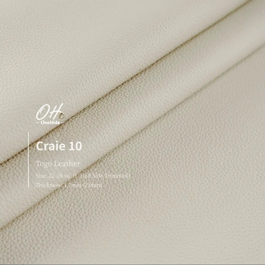 G010 Craie 10 Togo Leather