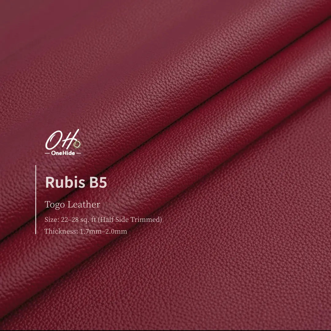 G015 Rubis B5 Togo Leather