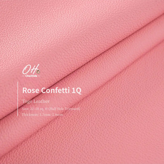 G020 Rose Confetti 1Q Togo Leather