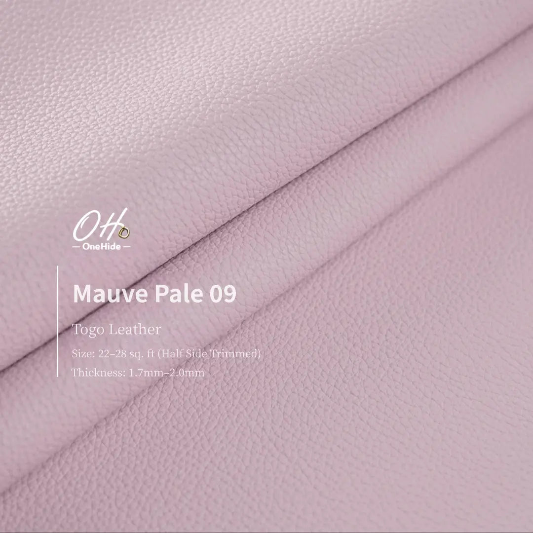 G024 Mauve Pale 09 Togo Leather