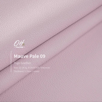 G024 Mauve Pale 09 Togo Leather
