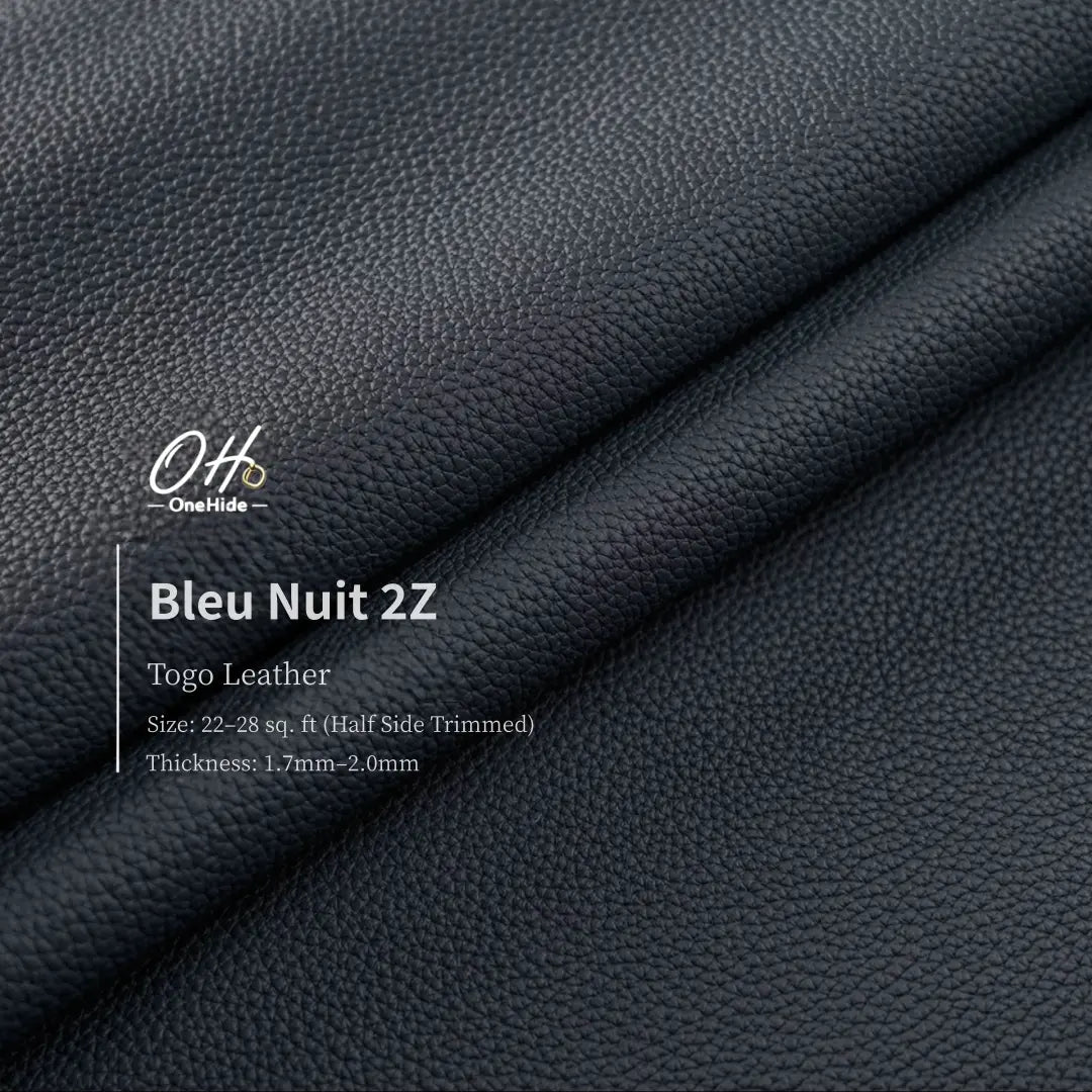 G025 Bleu Nuit 2Z Togo Leather