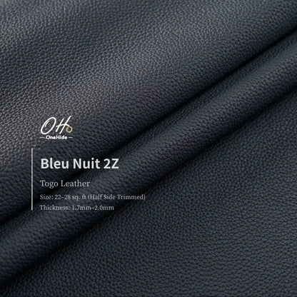 G025 Bleu Nuit 2Z Togo Leather