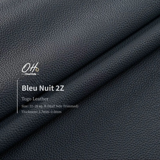 G025 Bleu Nuit 2Z Togo Leather