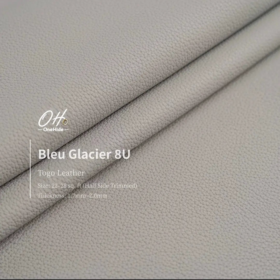 G037 Bleu Glacier 8U Togo Leather