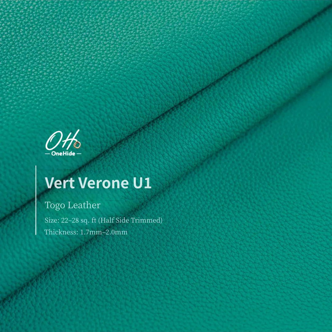 G048 Vert Verone U1 Togo Leather