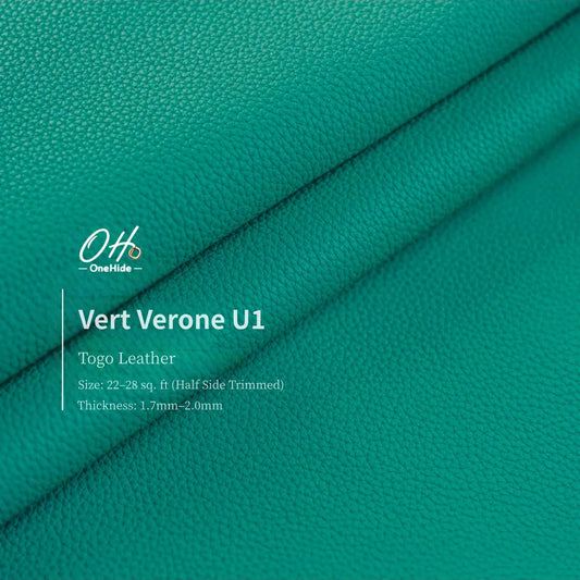 G048 Vert Verone U1 Togo Leather