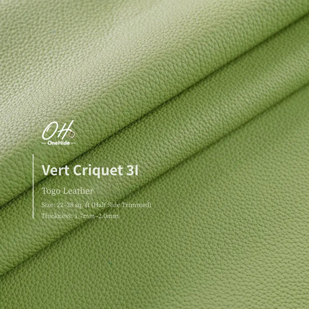 G050 Vert Criquet 3I Togo Leather