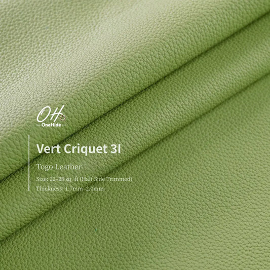 G050 Vert Criquet 3I Togo Leather