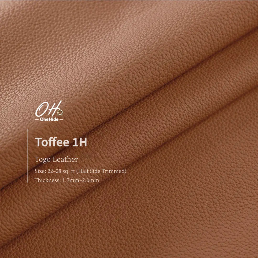 G054 Toffee 1H Togo Leather