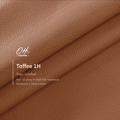 G054 Toffee 1H Togo Leather