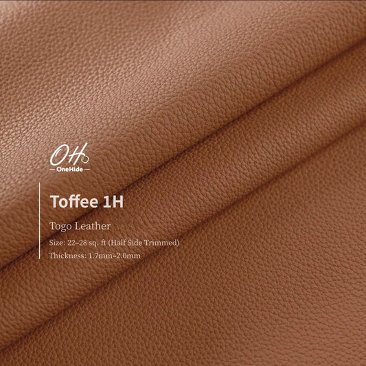 G054 Toffee 1H Togo Leather