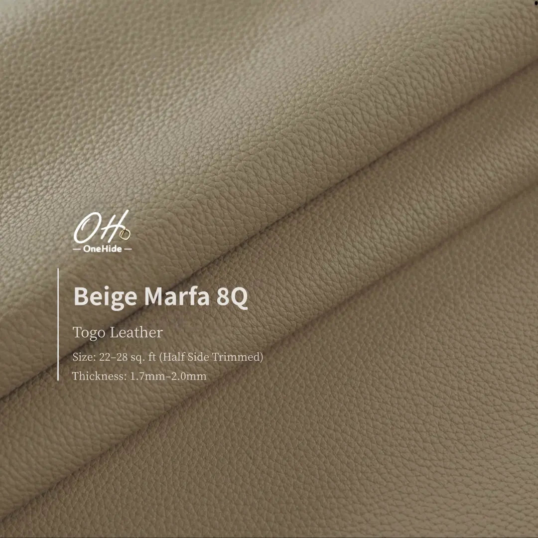 G058 Beige Marfa 8Q Togo Leather