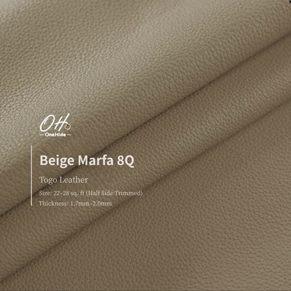 G058 Beige Marfa 8Q Togo Leather