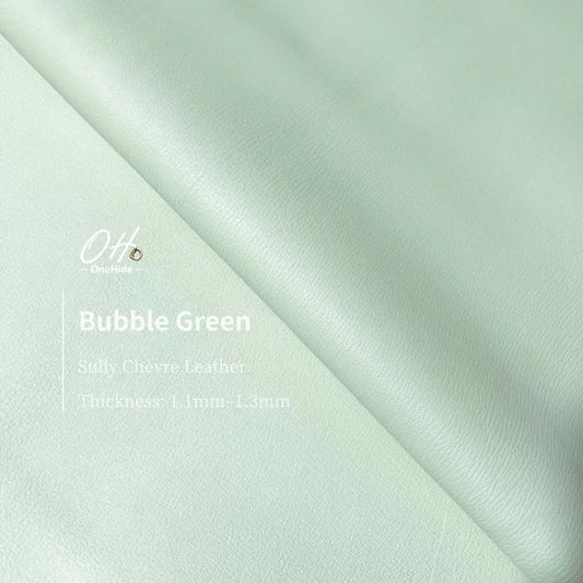 S011 Bubble Green French Alran Sully Leather