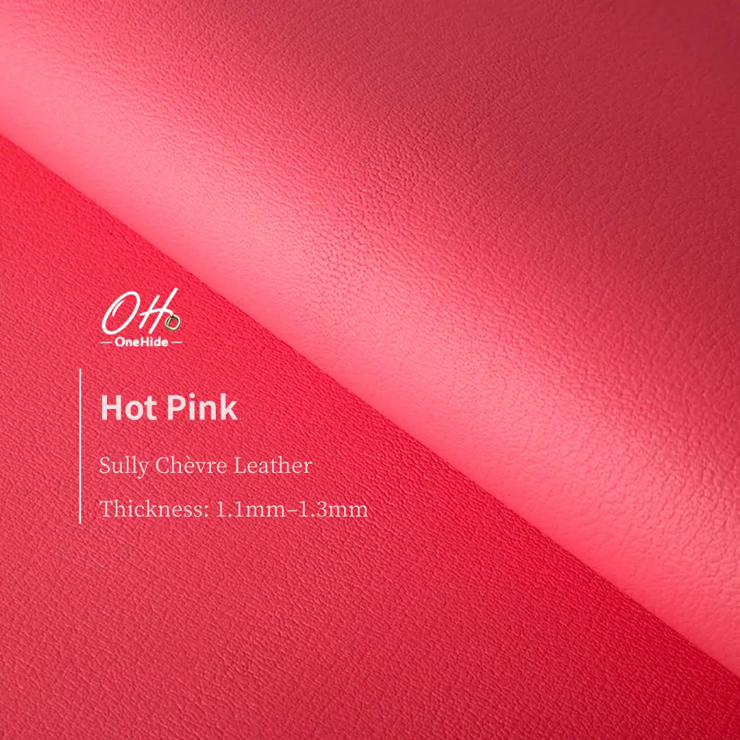 S018  Hot Pink French Alran Sully Leather