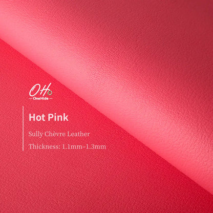 S018  Hot Pink French Alran Sully Leather