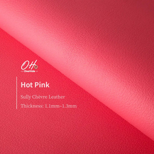 S018  Hot Pink French Alran Sully Leather