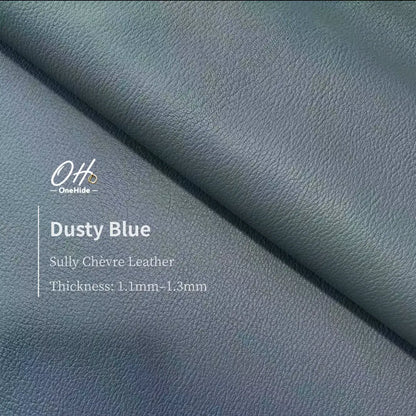 S024 Dusty Blue French Alran Sully Leather