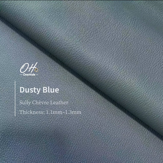 S024 Dusty Blue French Alran Sully Leather
