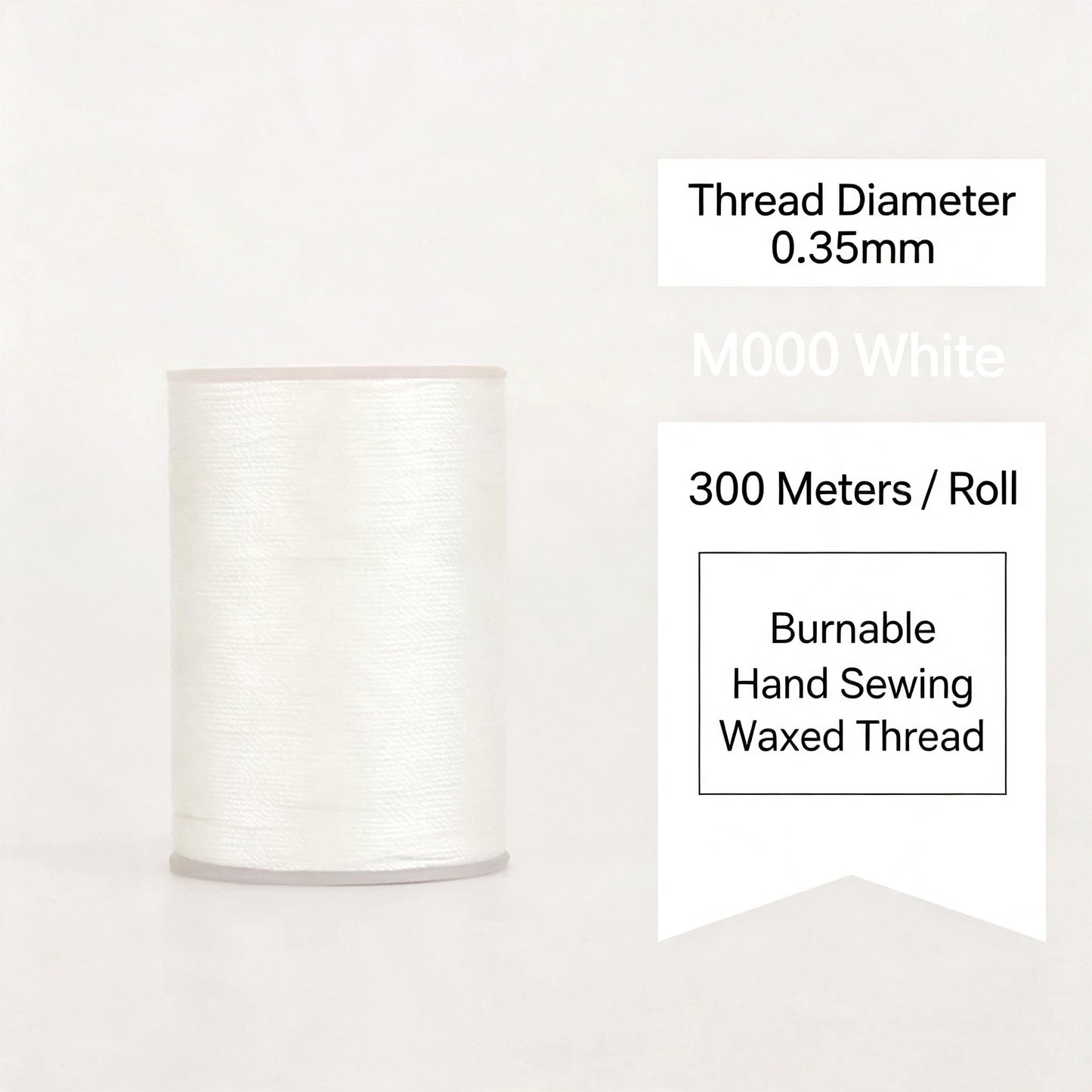 Hot Sale Round Waxed Thread 0.35/0.45/0.55mm