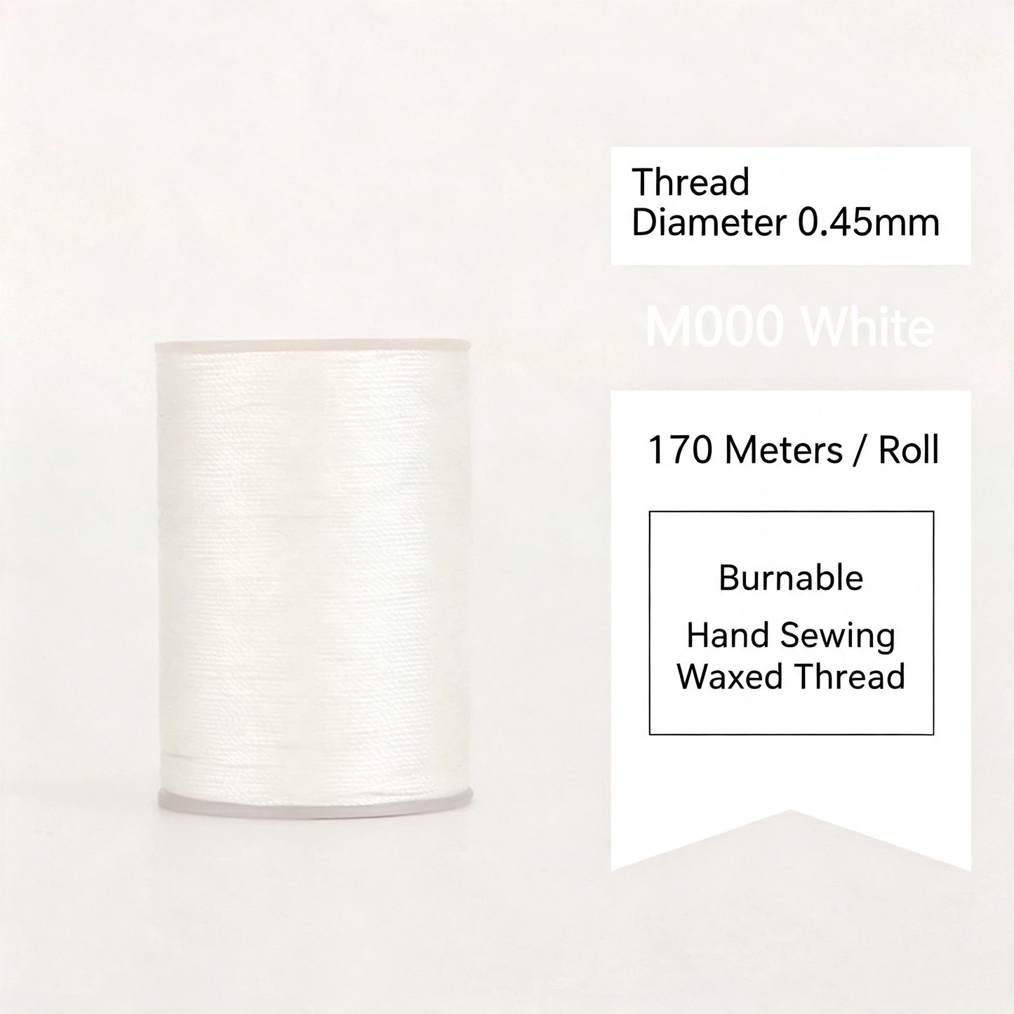 Hot Sale Round Waxed Thread 0.35/0.45/0.55mm
