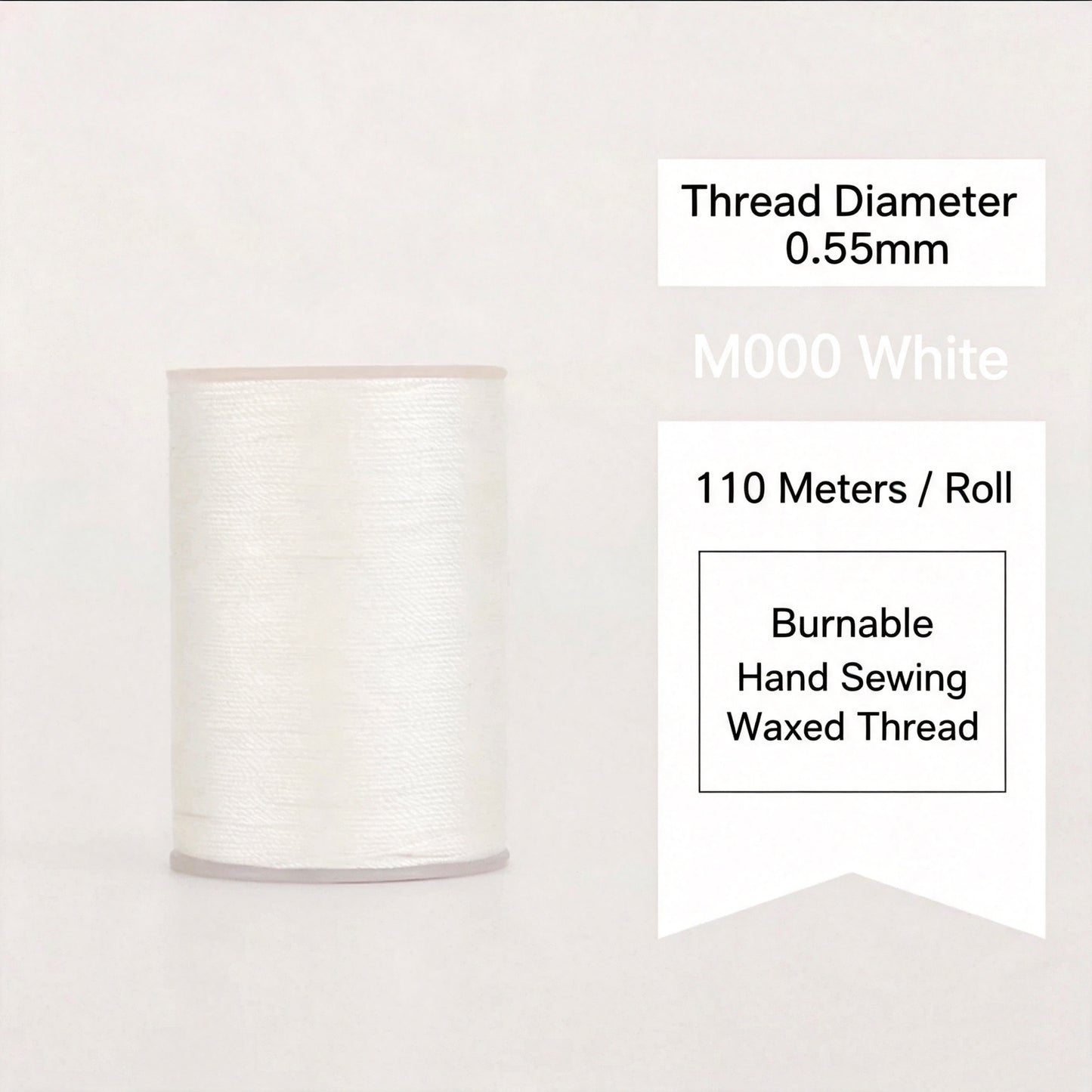 Hot Sale Round Waxed Thread 0.35/0.45/0.55mm